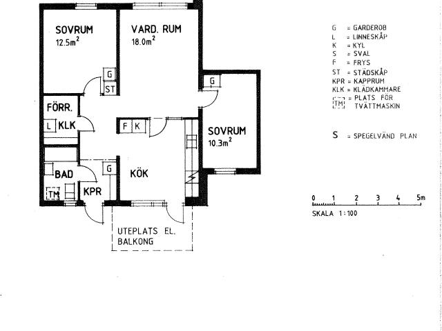 3 rums lägenhet i Östersund 73 m² 10 182 kr