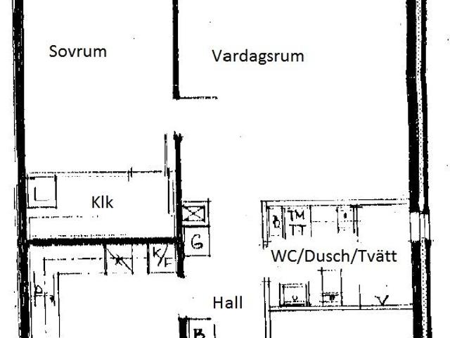 3 rums lägenhet i Sibbhult 74 m² 8 203 kr