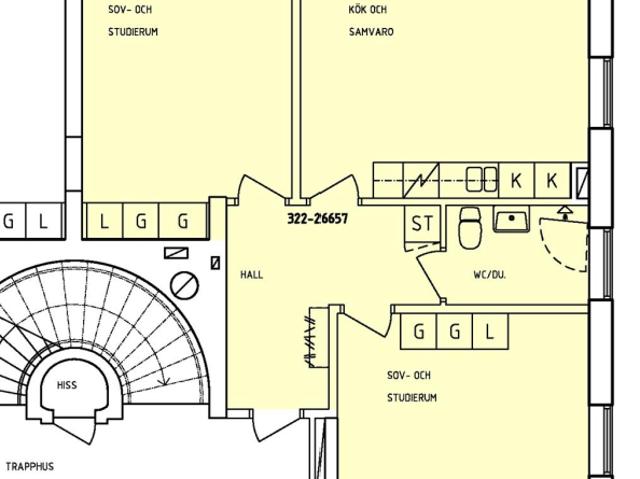3 rums lägenhet i Södertälje 65 m² 8 824 kr
