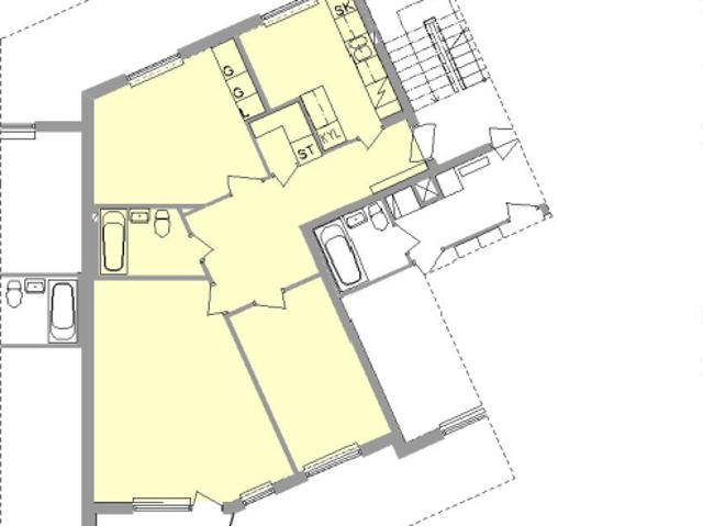 3 rums lägenhet i Södertälje 75 m² 8 410 kr
