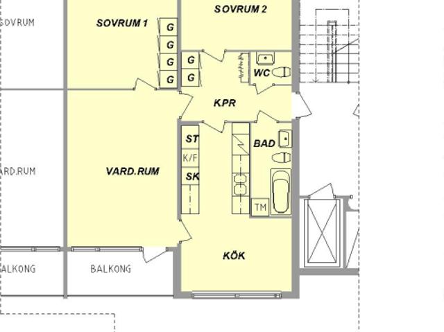 3 rums lägenhet i Södertälje 76 m² 10 372 kr