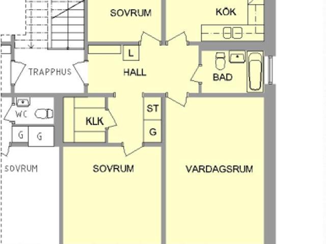 3 rums lägenhet i Södertälje 79 m² 9 205 kr