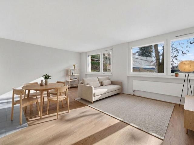 3 renovated rooms for rent in the city center of Lausanne