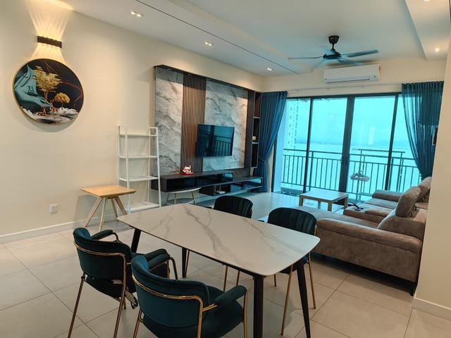 3 Residences Nice Sea View Near Penang Bridge Fully Furnished