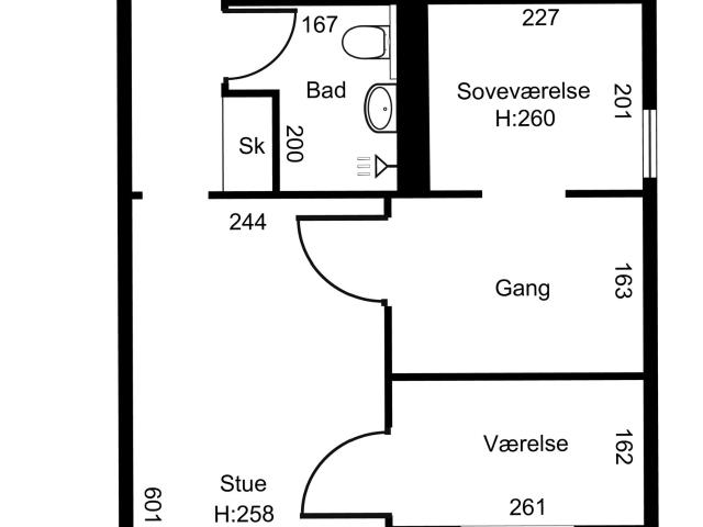 3 Room Apartment Near Åmarken Station and Valby