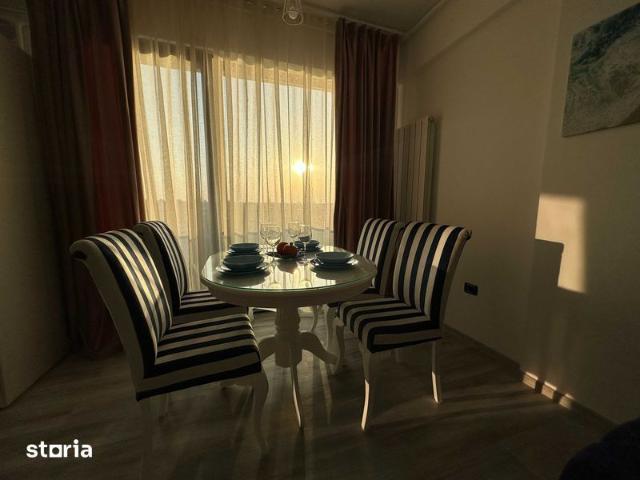3 Room Apartment for Rent in Mamaia Nord underground parking sea view