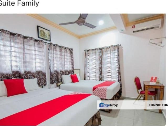 3 Star Hotel,5 Storey 2 adjoining independent shop lot for sale