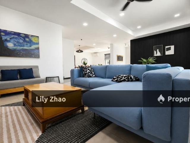 3 Storey Semi Detached Luxury House for Rent, 4Bed 5Bath, Exclusive unit, Gated & Guarded, Likas, Kota Kinabalu