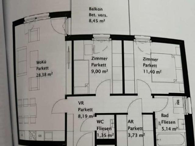 3 Schlafzimmer Wien 1220 96265030