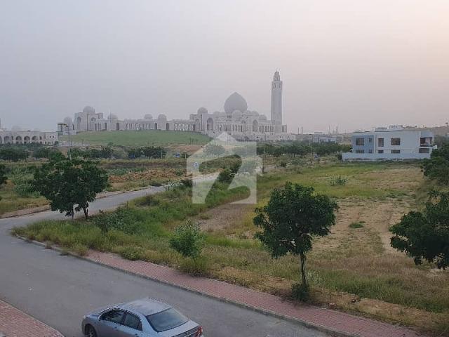 3 Side Corner 576 Yards Plot Map Approved With Basement Next to Grand Mosque located at Bahria Hills