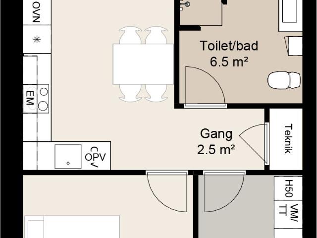 3 værelses hus i Børkop