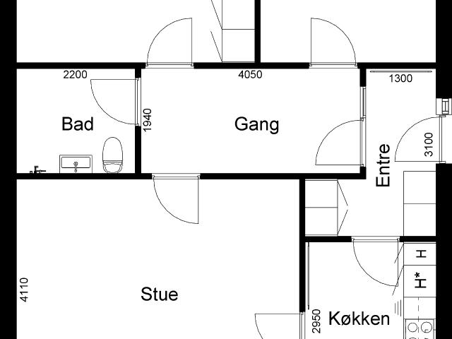 3 værelses hus i Harboøre