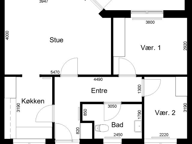 3 værelses hus i Skive