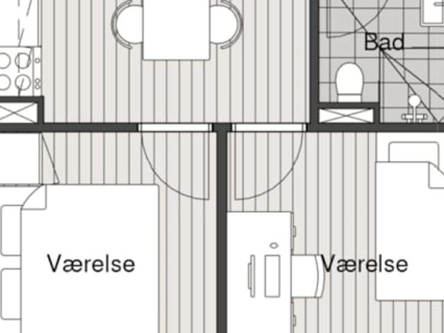 3 værelses lejlighed Tulipanhaven, 8200 Aarhus N