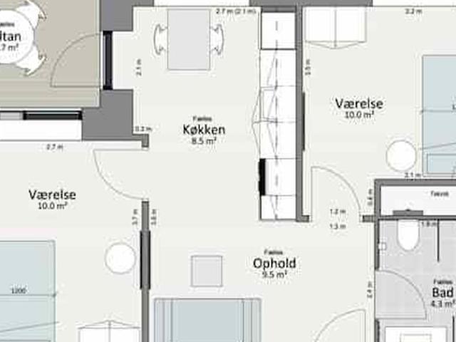 3 værelses lejlighed Ejlskovsgade, 5000 Odense C