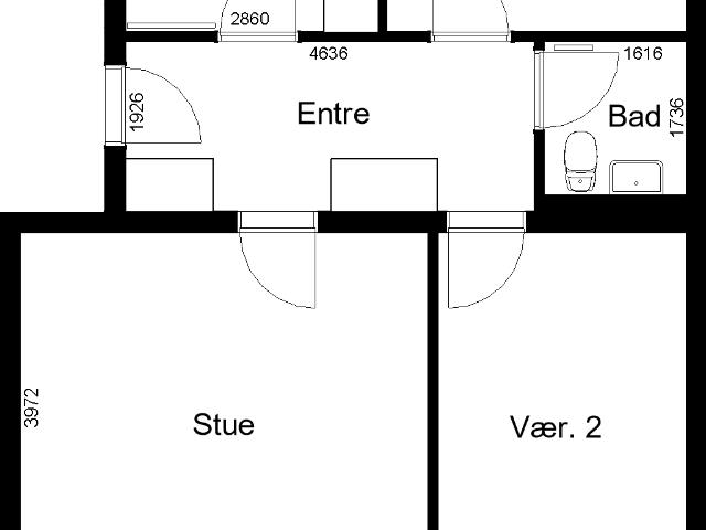 3 værelses lejlighed i Skive