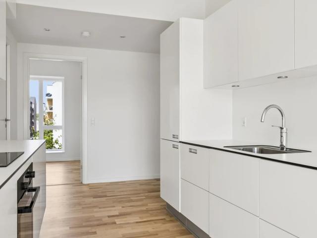 3 værelses lejlighed med terrasse i moderne Gartnerbyen