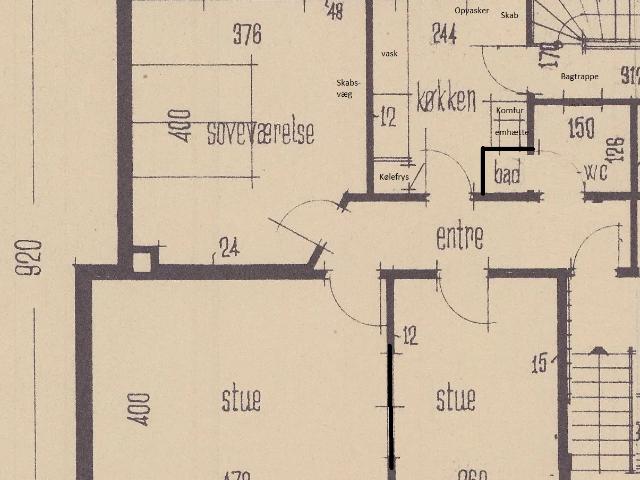 3 værelses lejlighed på 77 m²