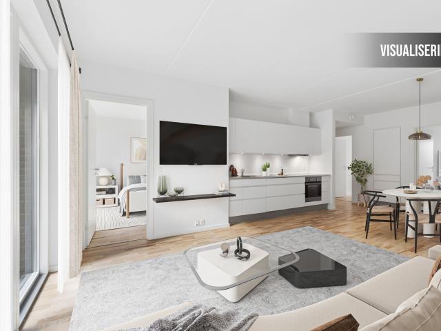 3 værelses lejlighed på 88 m²