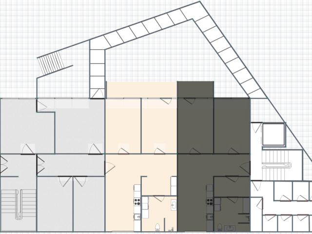 3 værelses lejlighed på 107 m²