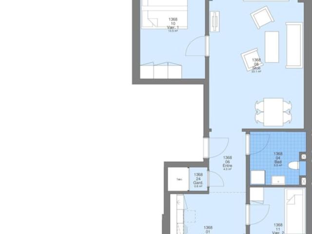 3 værelses lejlighed Sønderagervej, 7400 Herning