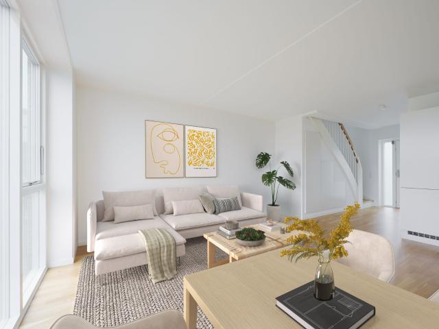 3 værelses rækkehus i to plan tæt på Aarhus