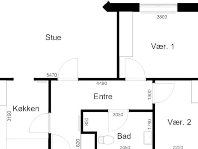 3 værelses rækkehus Kisumvej, 7800 Skive