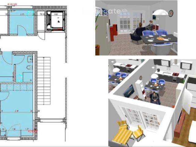 3 Zimmer, 54 m²