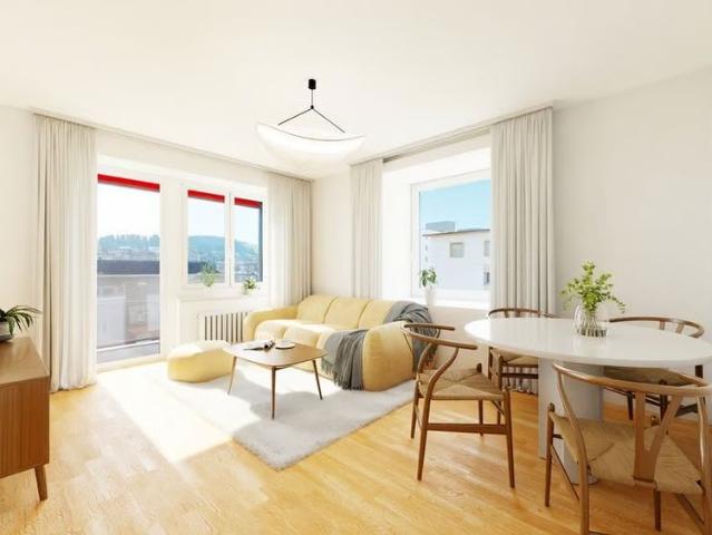3 Zimmer, 59 m², 2. Stock