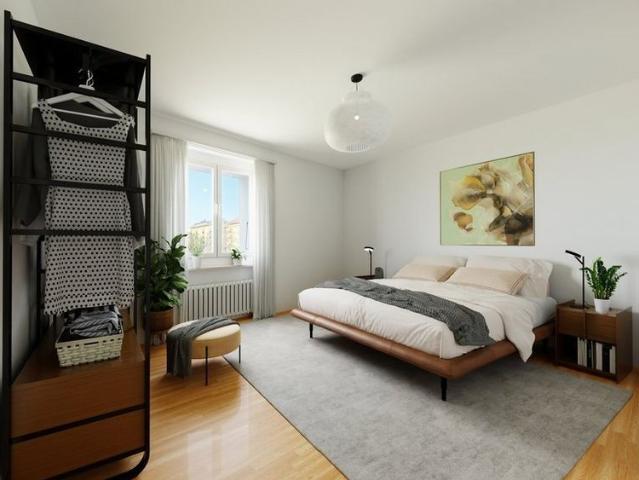 3 Zimmer, 59 m², 4. Stock