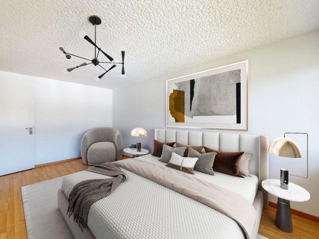 3 Zimmer, 65 m², 2. Stock