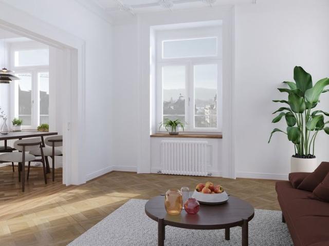 3 Zimmer, 77 m², 1. Stock