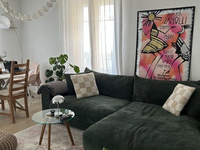 3 Zimmer, 90 m², 1. Stock