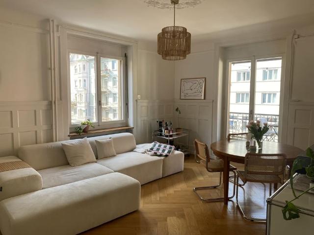 3 Zimmer, 90 m², 2. Stock