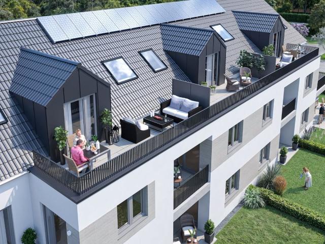3 Zimmer Dachterrassenwohnung mit sonnigem Süd Balkon im Betreuten Wohnen in FDB Ottmaring