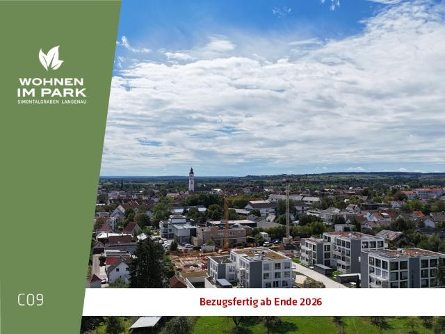 3 ZIMMER ETW IM 1. OG MIT BALKON WOHNEN IM PARK IN LANGENAU C09