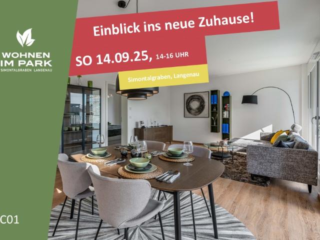 3 ZIMMER ETW MIT GARTENANTEIL WOHNEN IM PARK IN LANGENAU C01