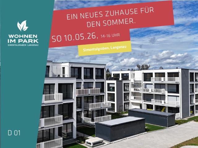 3 ZIMMER ETW MIT GARTENANTEIL WOHNEN IM PARK IN LANGENAU D01