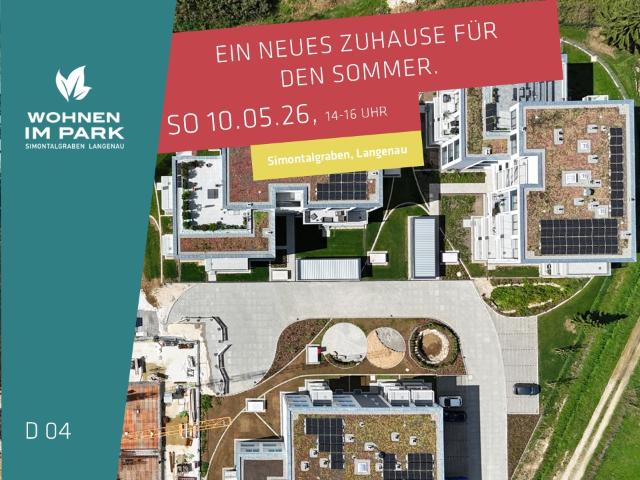 3 ZIMMER ETW MIT GARTENANTEIL WOHNEN IM PARK IN LANGENAU D04