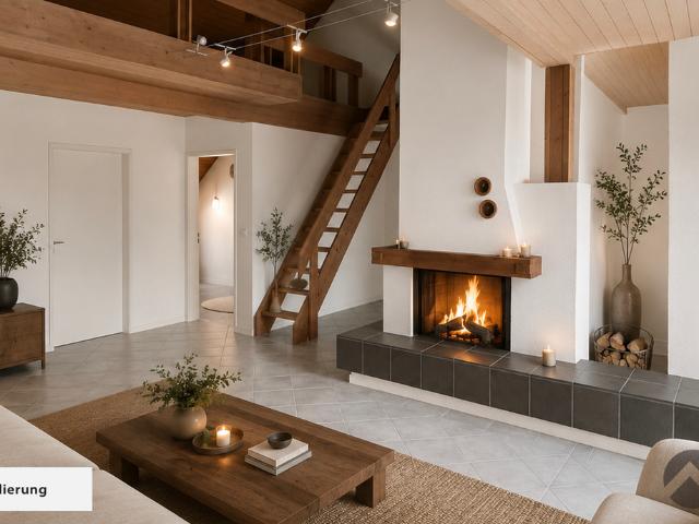 3 ½ Zimmer mit Charme, Weitsicht und viel Raumgefühl