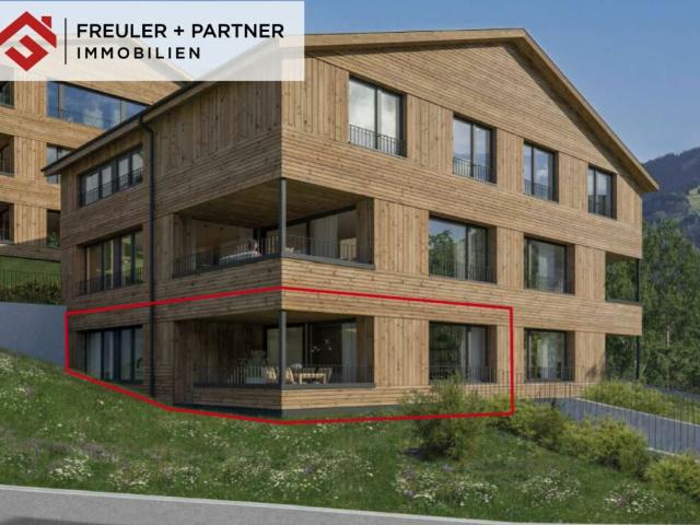 3½ Zimmer Neubauwohnung mit Garten im Projekt PRADA, Seewis
