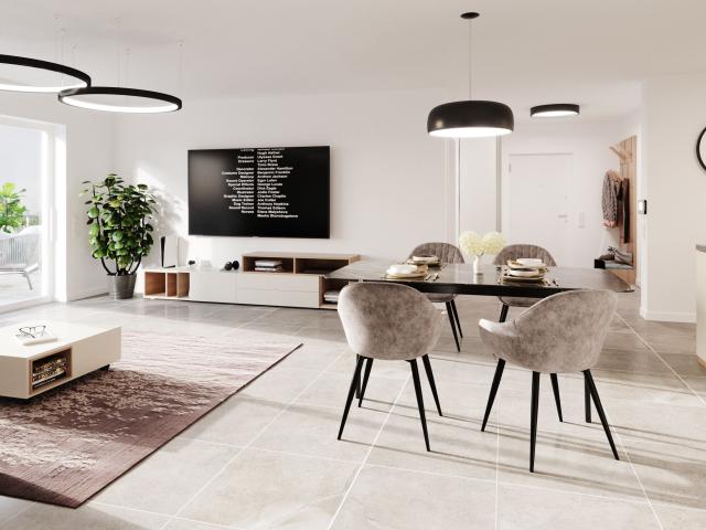 3 Zimmer Neubauwohnung Modern / Effizient und mit Fahrstuhl