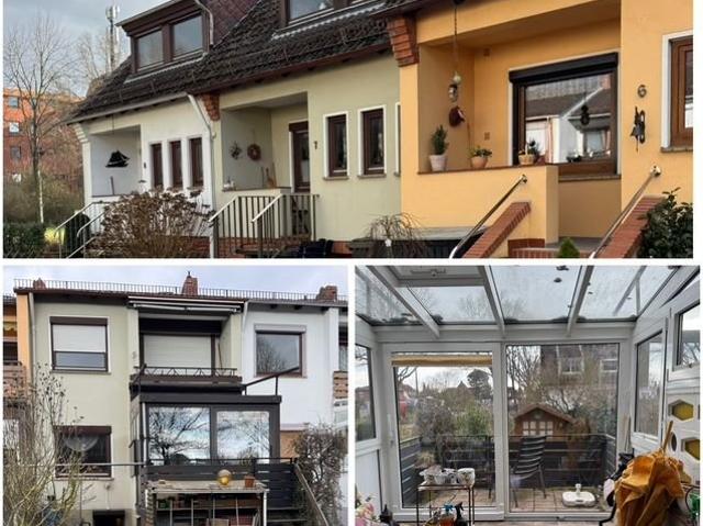 3 Zimmer Reihenmittelhaus mit Vollkeller, Wintergarten mit Garage