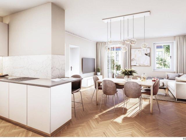 3 Zimmerwohnung mit Lift und Balkon in generalsanierter Ceconi Villa | Elisabeth Vorstadt