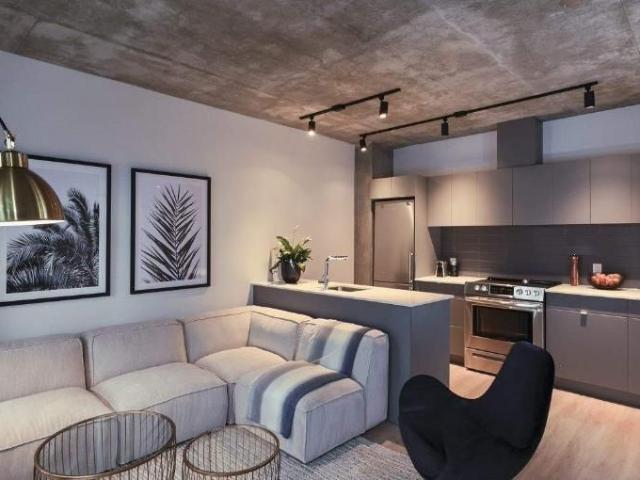 3 1/2 dans un projet locatif moderne à Place Gare Viger