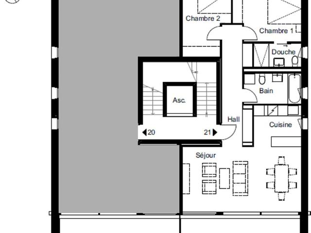 3.5 pcs NEW on the 3rd floor – Rue de Ravoire 2 in Martigny