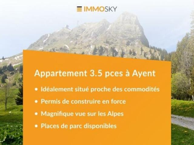 3.5 pièces neuf à vendre à Ayent