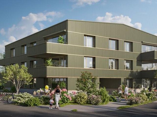 3.5 room apartments in a quiet and green area in Châtonnaye