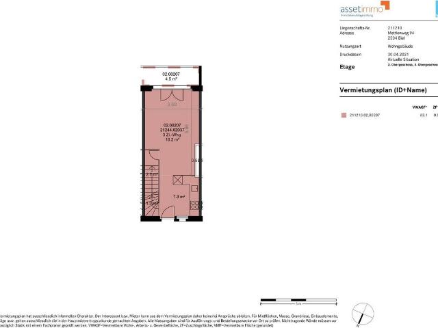 3.5 Zimmer Maisonette