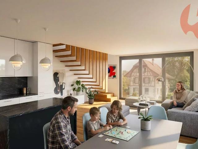 3,5 Zimmer neues Doppelhaus Penthouse mit Balkon nach Süden ausgerichtet